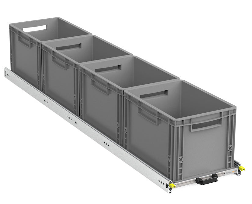 DIY Heckauszug Eurobox Varianten XS-XXL 400mm-1800mm