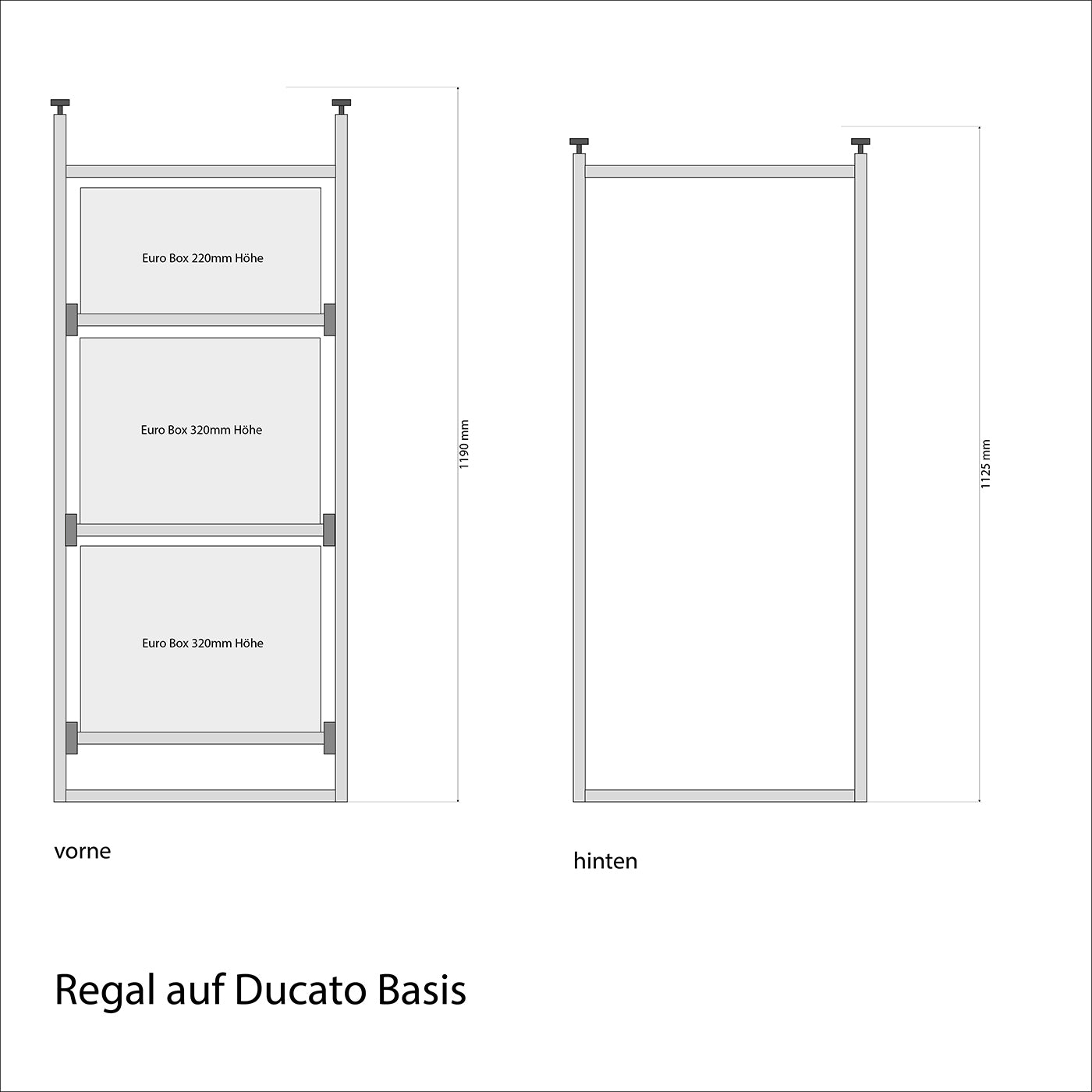Weinsberg CaraCompact Edition Pepper husbilshylla med utdragbara lådor